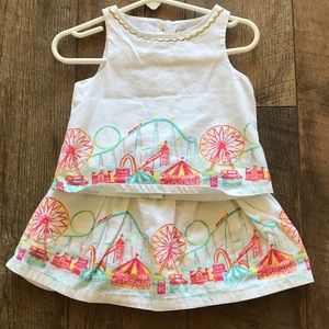 Beautiful water color skirt set